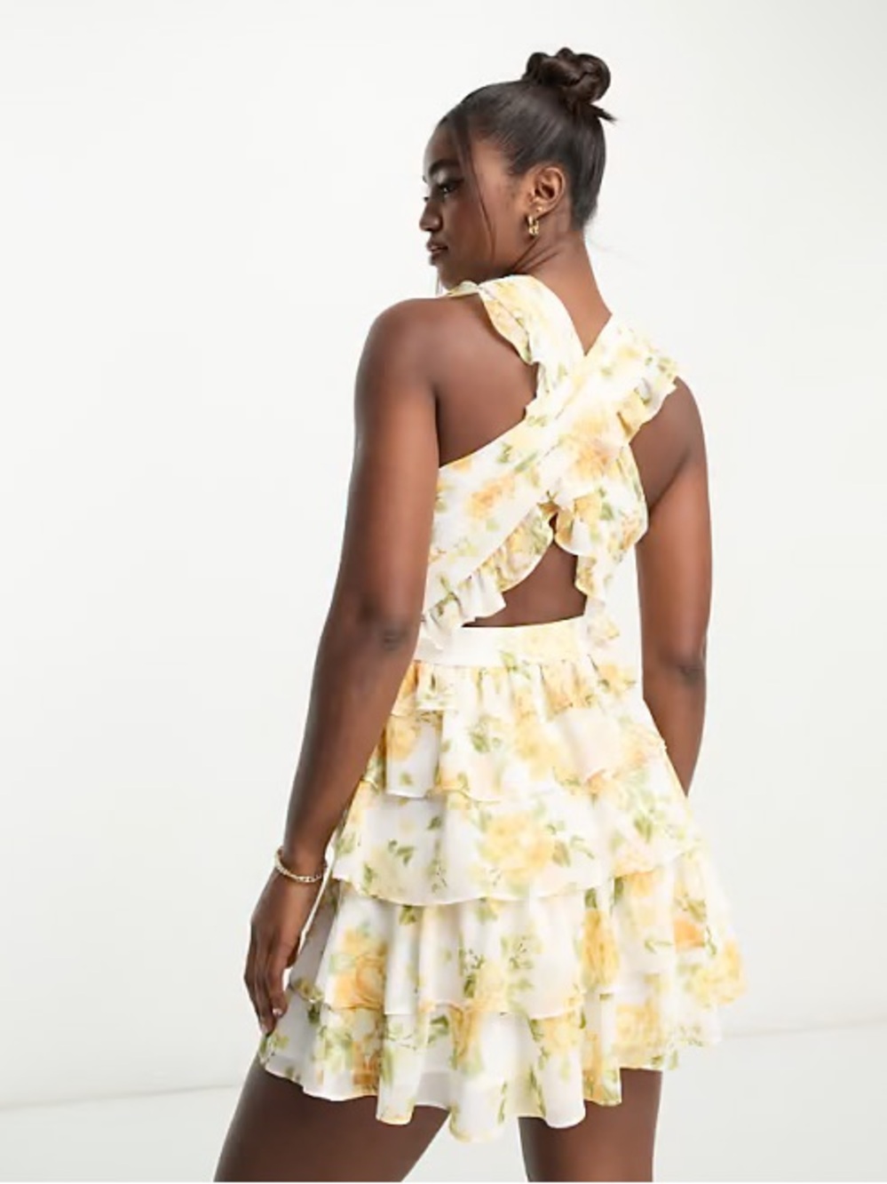 Ever New Selena Ruffle Mini Dress - Picture 2 of 6